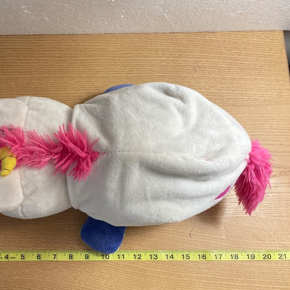 Flip a Zoo Imogen Dragon Flips to Persephone Unicorn Plush Reversible Toy Lg 20” - Picture 13 of 14